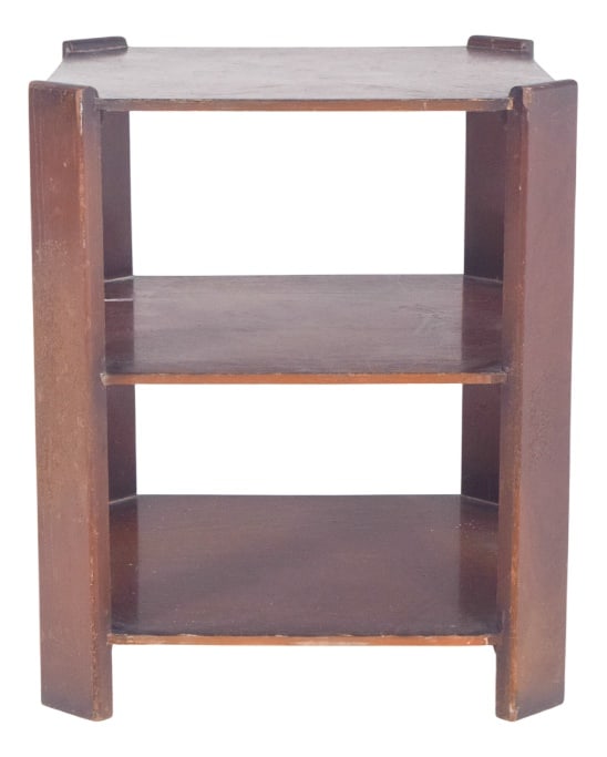 Art Deco Mahogany Side Table, 1930s (1 of 6)