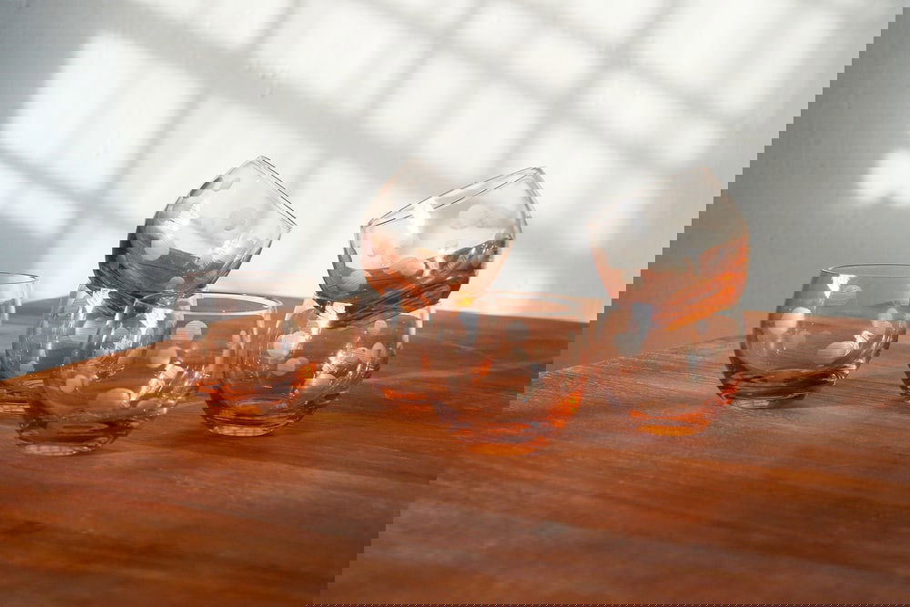 Vintage Roly Poly Glasses, 1940s, Set of 6 - 3