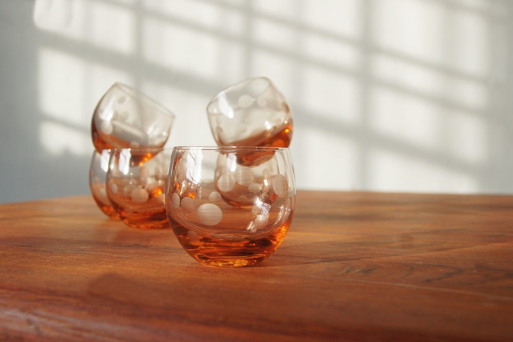 Vintage Roly Poly Glasses, 1940s, Set of 6 - 4