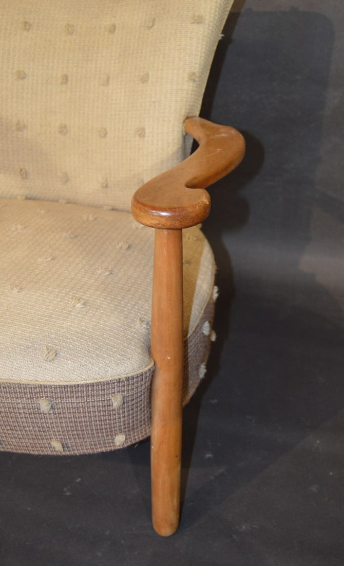 Armchair attributed to Mogens Lassen, 1940s - 12