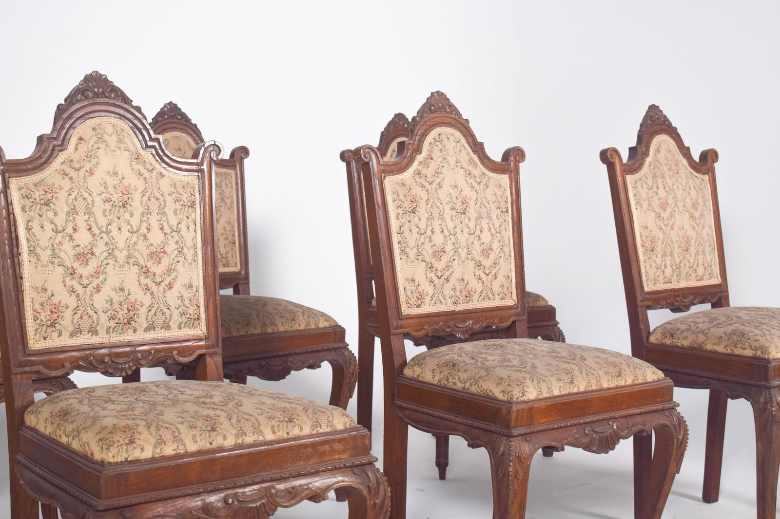 Antique Portuguese Dining Chairs, 1890s, Set of 6 - 10