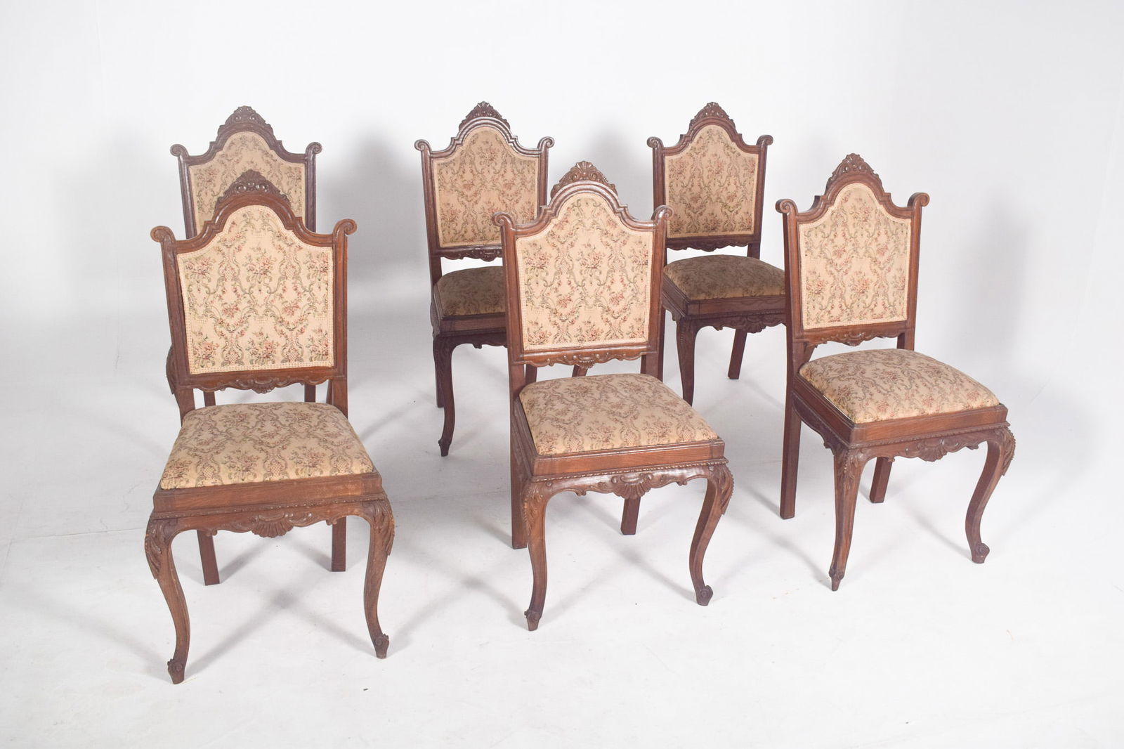 Antique Portuguese Dining Chairs, 1890s, Set of 6 - 6