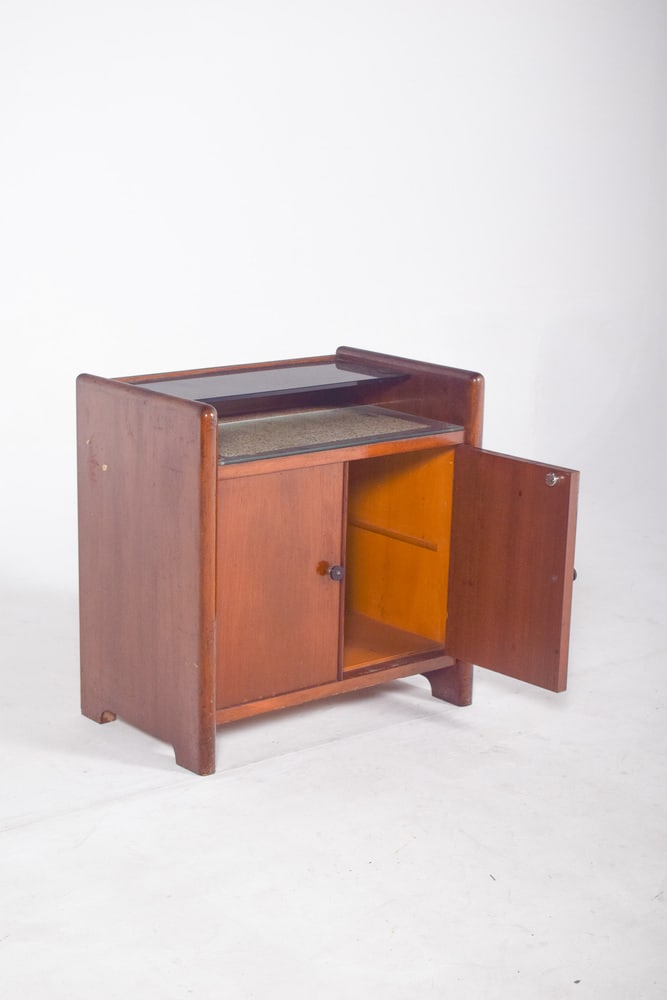 Small Art Deco 2-Door Bar Cabinet, 1920w - 4