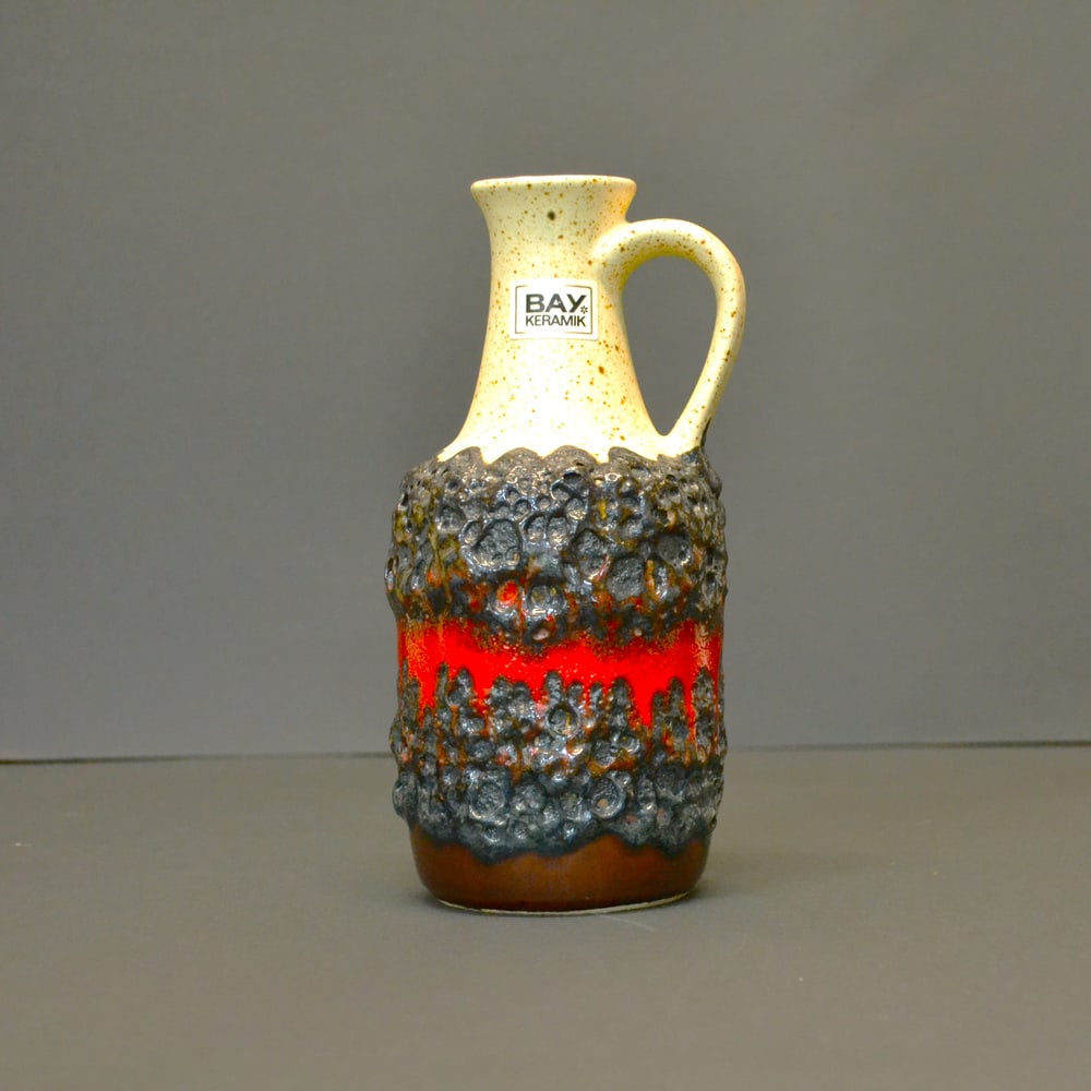 Lawa Vases from Bay Keramik, 1970s, Set of 2 - 8