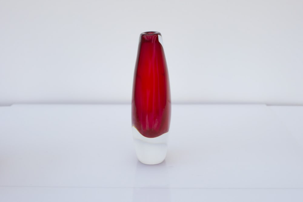 Sommerso Art Glass Vase by Ernst Gordon, 1960s - 7