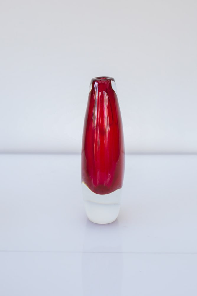 Sommerso Art Glass Vase by Ernst Gordon, 1960s - 9