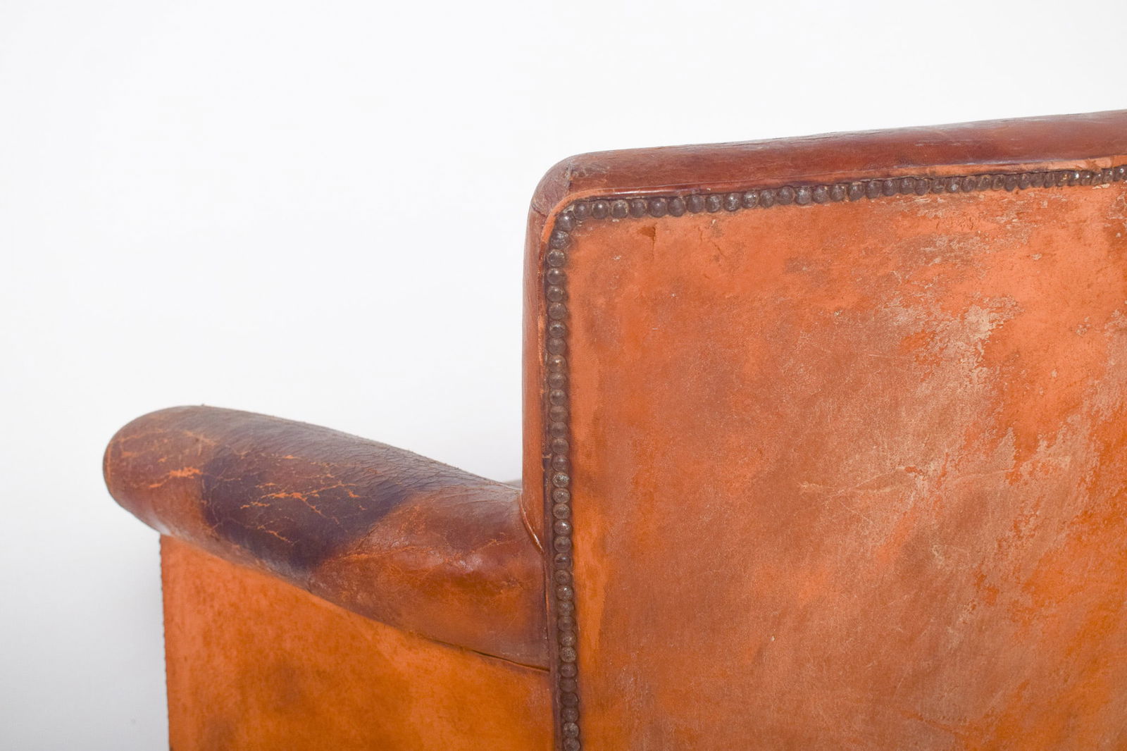 Portuguese Three-Seater Sofa in Brown Leather, 1980s - 10