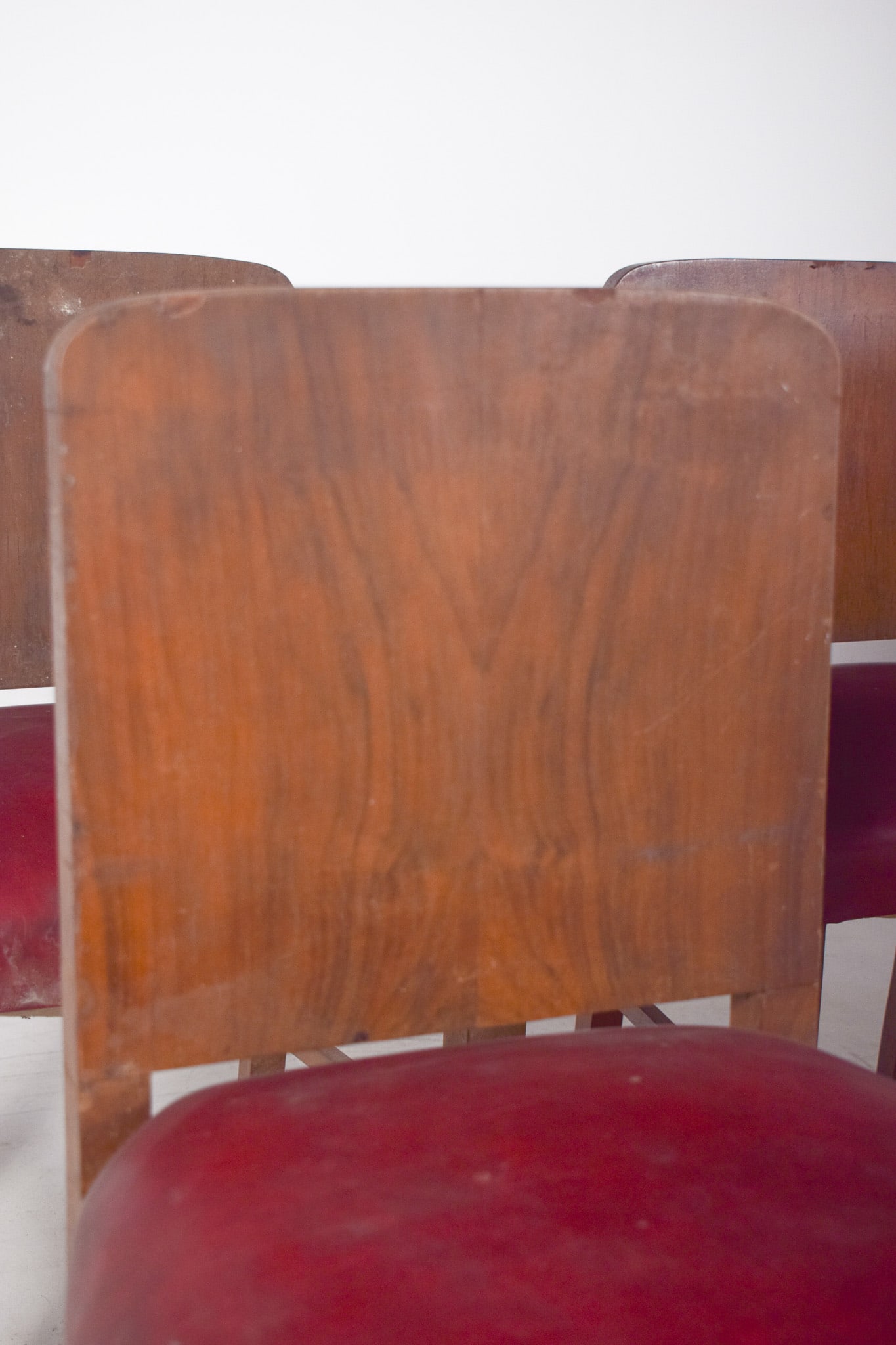 Art Deco Portuguese Dining Chairs, 1940s, Set of 8 - 6