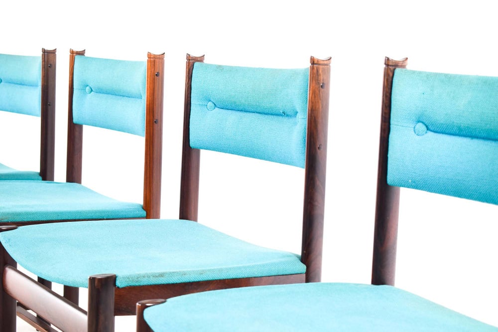 Danish Rosewood Dining Chairs, 1960s, Set of 4 - 2