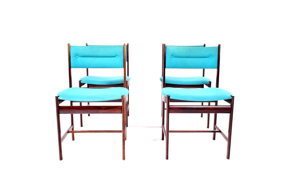 Danish Rosewood Dining Chairs, 1960s, Set of 4 - 7