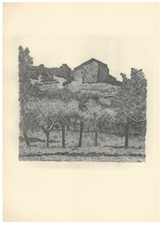 Morandi, Landscape in Grizzana, The Lame, Lithograph (1 of 6)