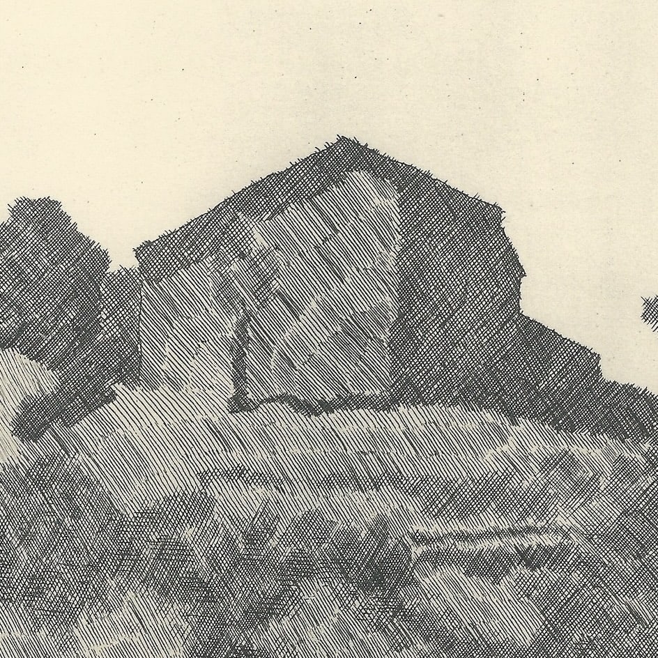 Morandi, Landscape in Grizzana, The Lame, Lithograph - 4