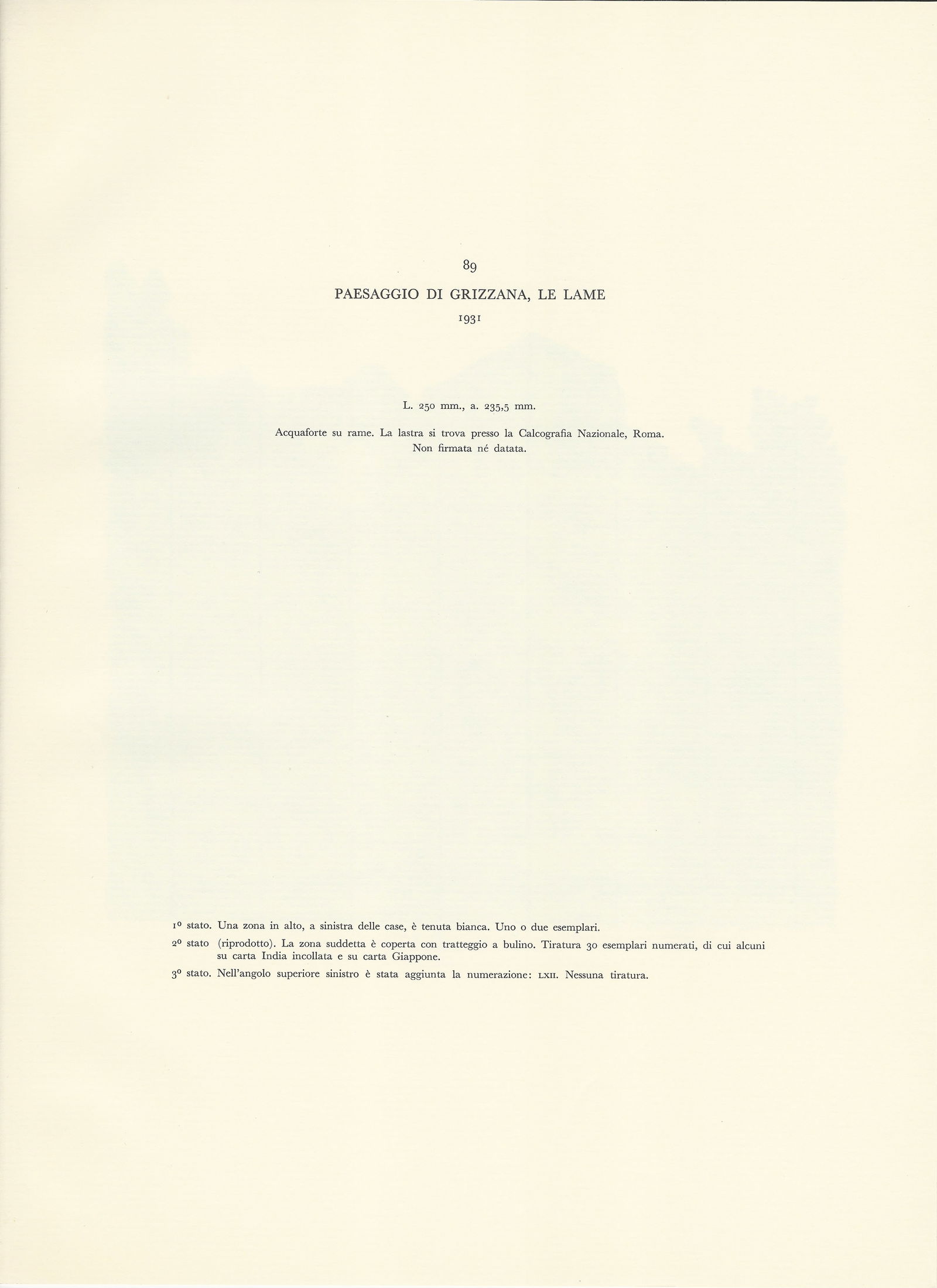 Morandi, Landscape in Grizzana, The Lame, Lithograph - 5