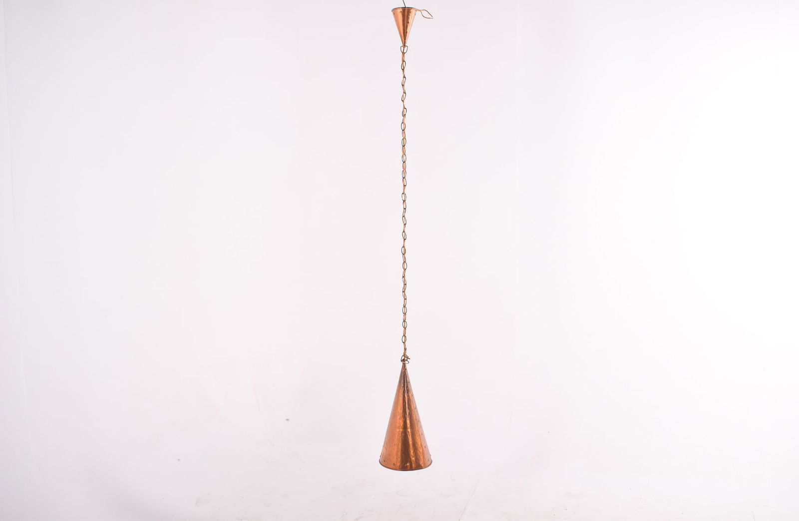 Danish Copper Pendant Lamp by E.S Horn Aalestrup, 1950s - 2