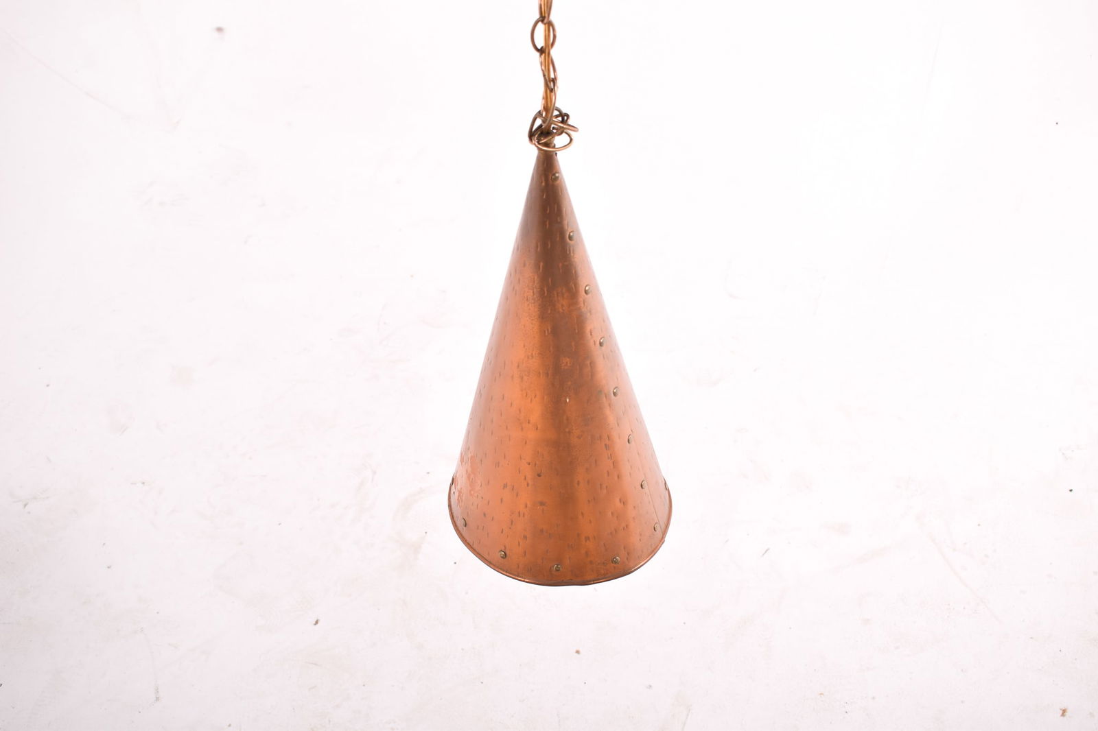 Danish Copper Pendant Lamp by E.S Horn Aalestrup, 1950s - 3