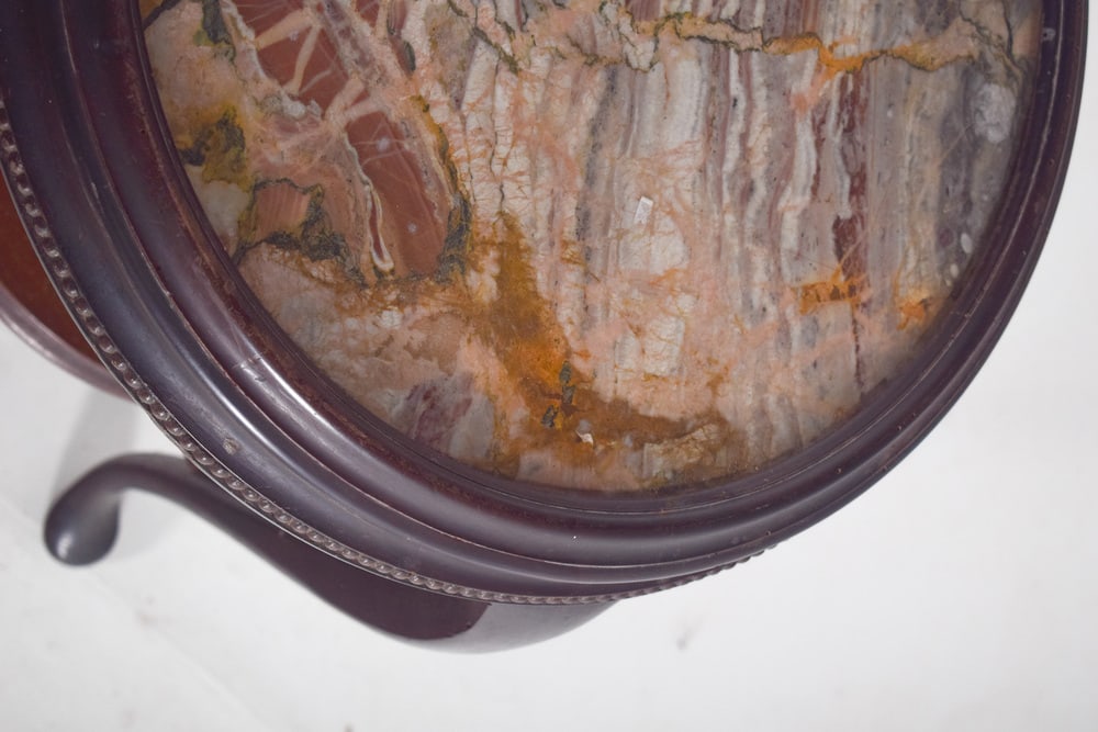 Louis XV Style Round Side Table, 1890s - 8