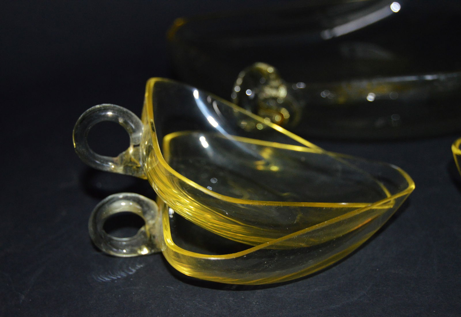 Art Deco Compote Set of Glass Dishes, 1930s, Set of 6 - 7