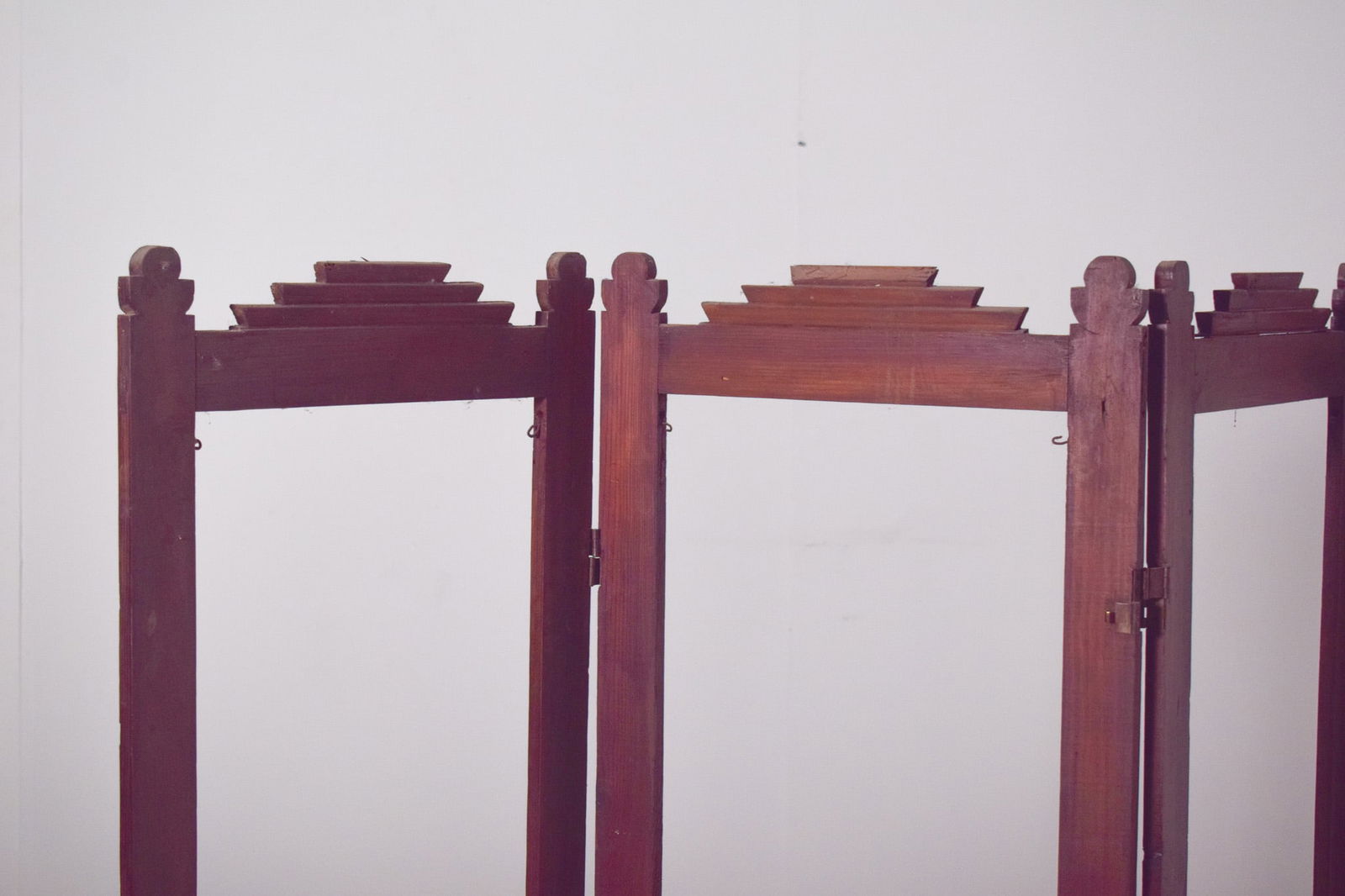 Art Deco Portuguese Wooden Folding Screen Frame, 1930 - 2