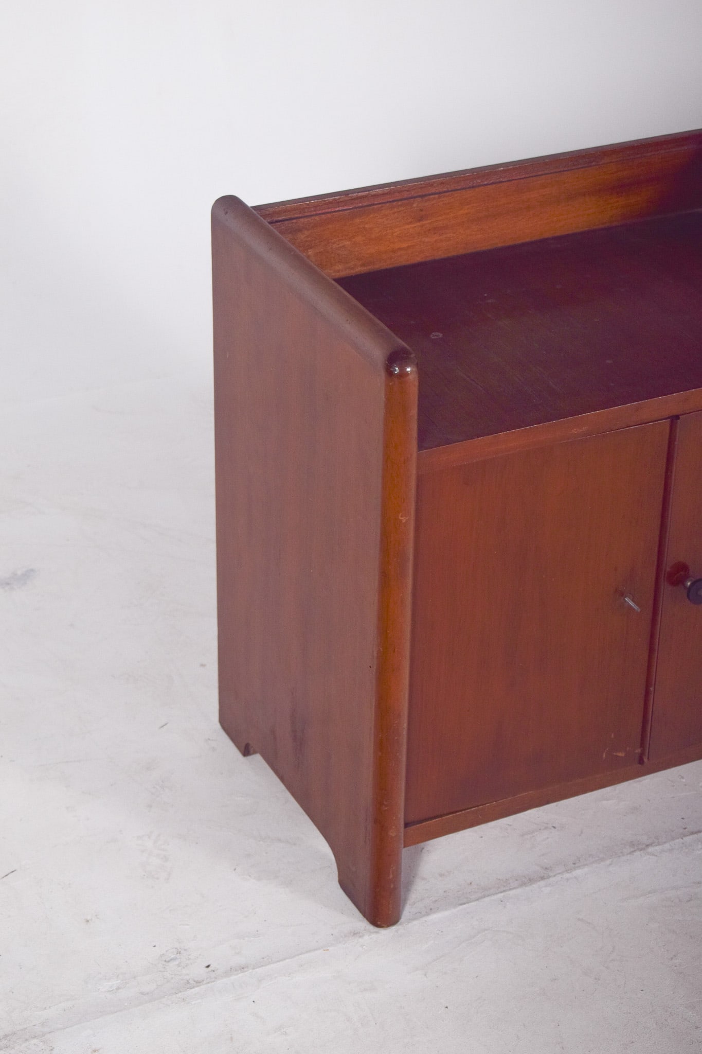 Small Art Deco Teak Bar Cabinet, 1920s - 3