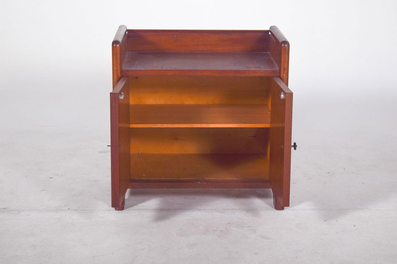 Small Art Deco Teak Bar Cabinet, 1920s - 7