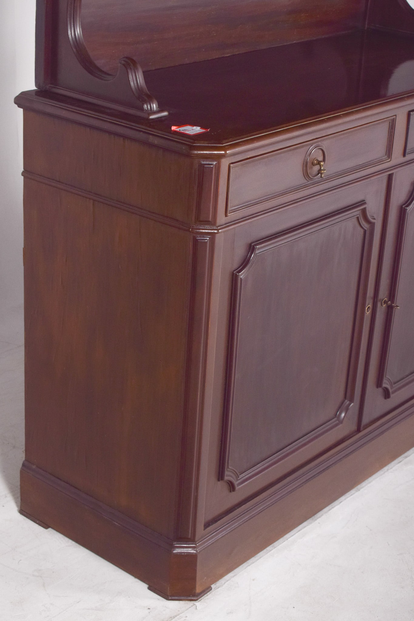 Antique English High Rise Sideboard - 6