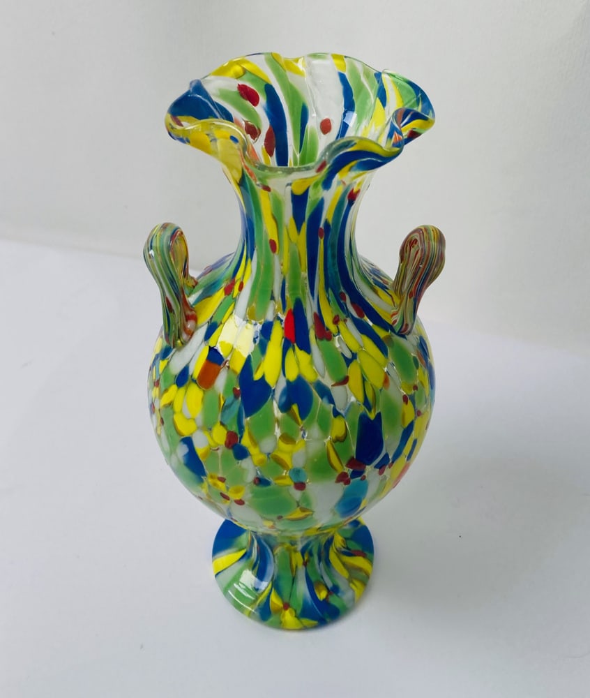 Vintage Murano Glass Amphora from Fratelli Toso, 1970s - 10