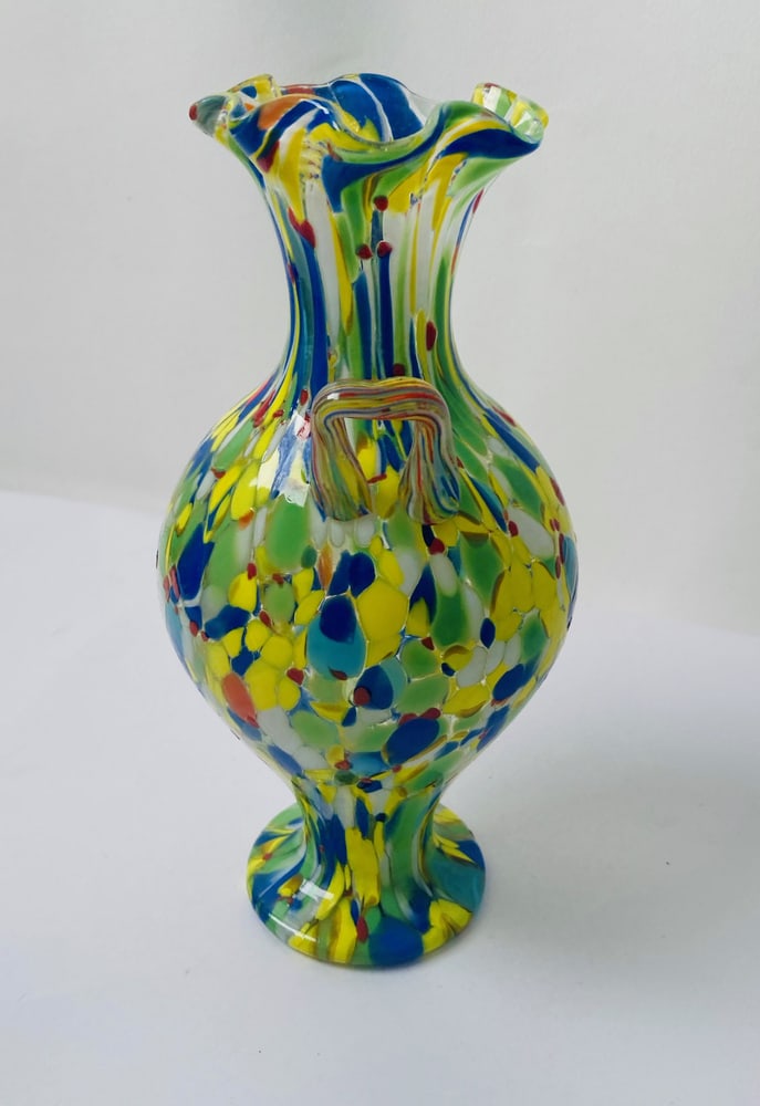 Vintage Murano Glass Amphora from Fratelli Toso, 1970s - 11