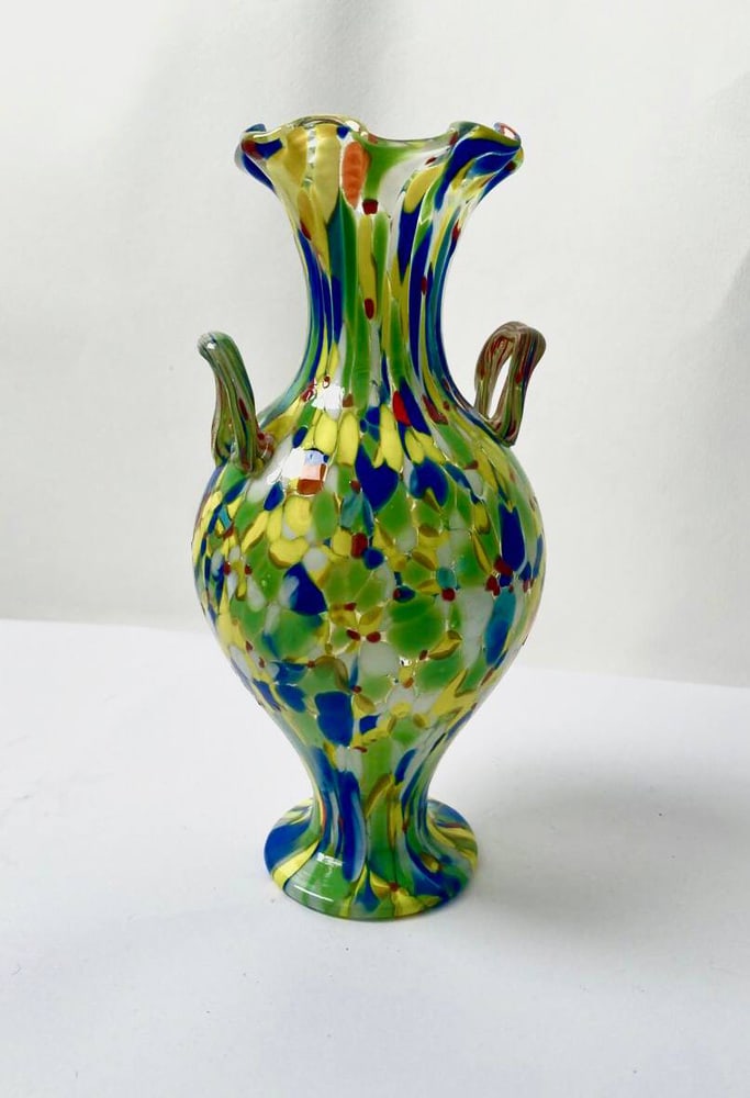 Vintage Murano Glass Amphora from Fratelli Toso, 1970s - 12
