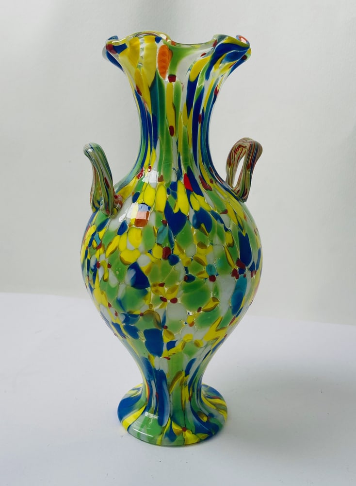 Vintage Murano Glass Amphora from Fratelli Toso, 1970s - 3