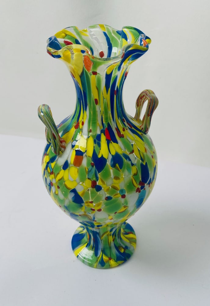 Vintage Murano Glass Amphora from Fratelli Toso, 1970s - 6