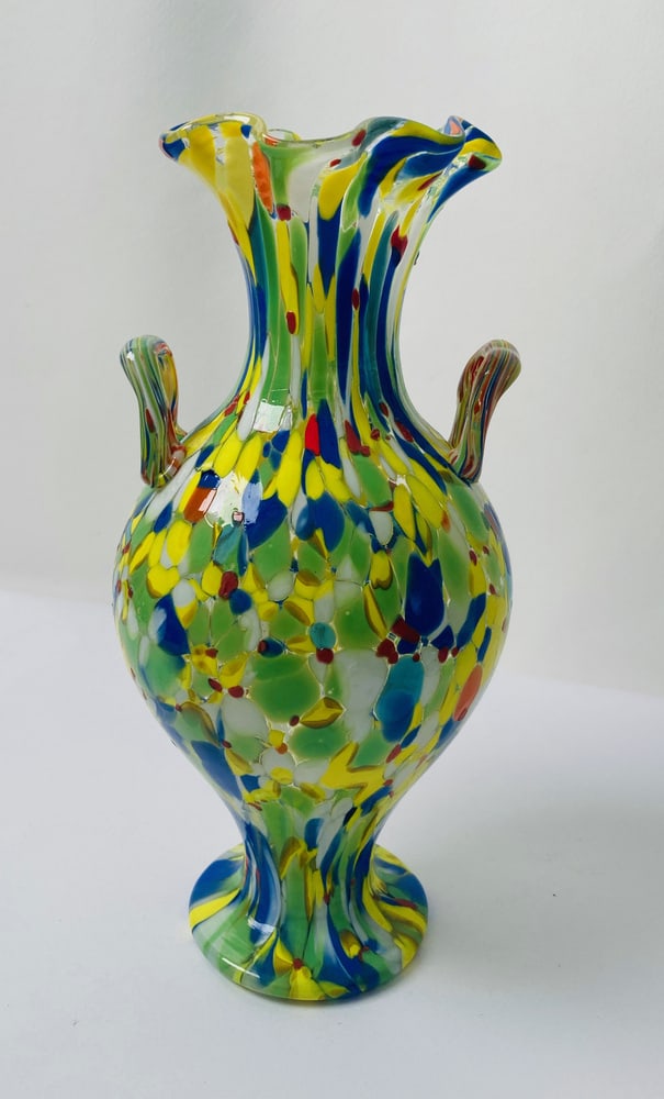 Vintage Murano Glass Amphora from Fratelli Toso, 1970s - 9