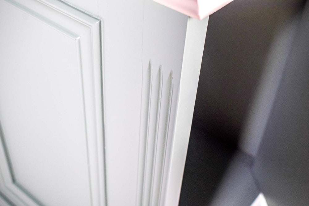 Antique Wood TV Cabinet in Shabby Chic Style, 1960 - 2