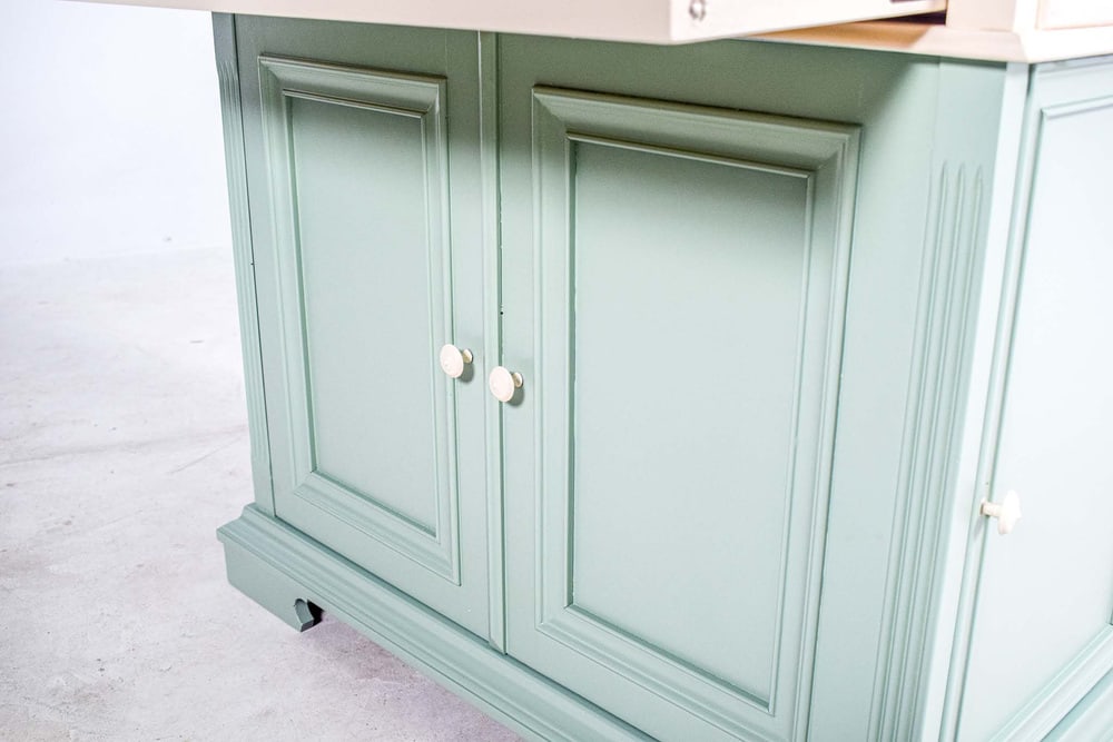 Antique Wood TV Cabinet in Shabby Chic Style, 1960 - 7