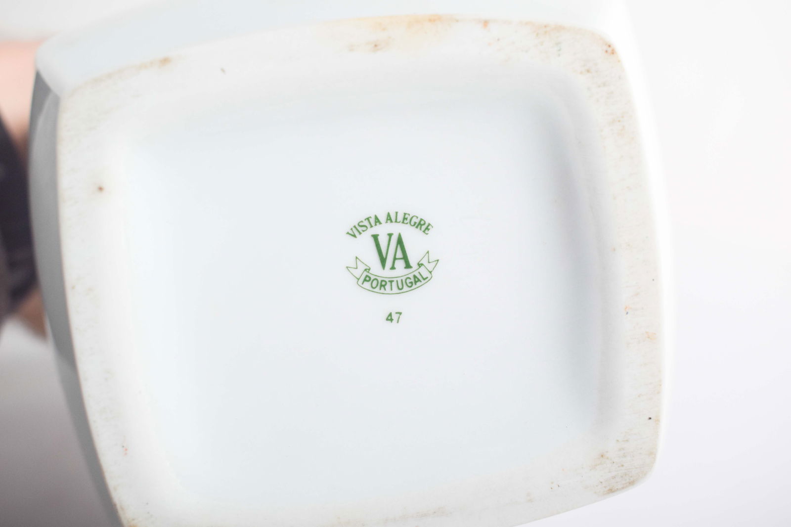 Square Bottle in Vista Alegre Porcelain, 1910 - 7