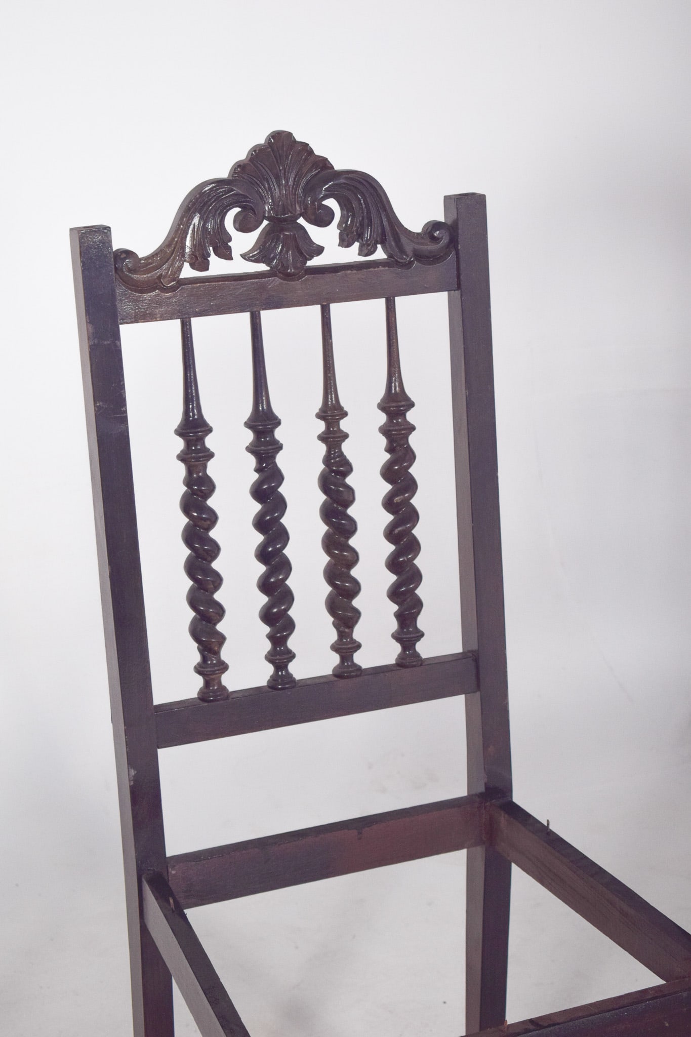 19th Century Turned Dining Chairs, Set of 2 - 7