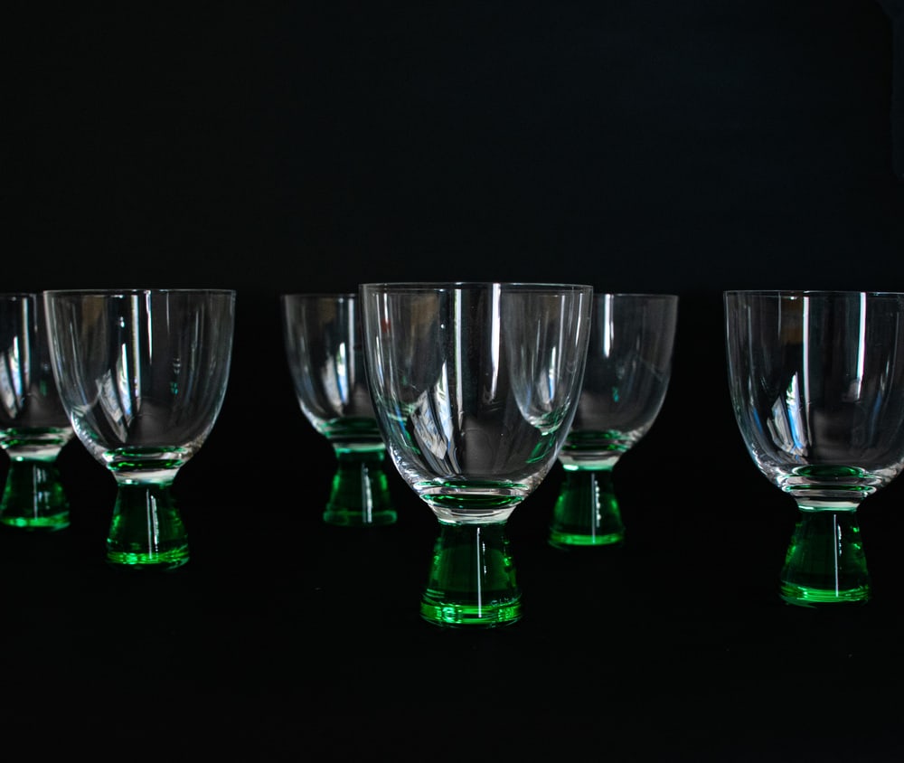 Murano Crystal Martini Glass by Moretti, Set of 6 - 10