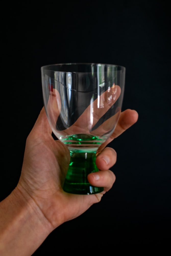 Murano Crystal Martini Glass by Moretti, Set of 6 - 13