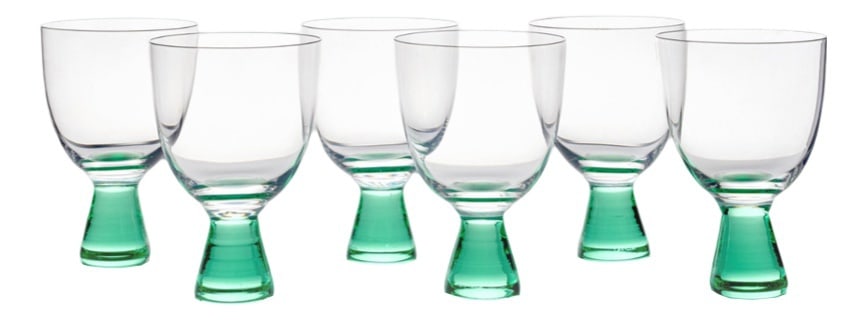 Murano Crystal Martini Glass by Moretti, Set of 6 - 20