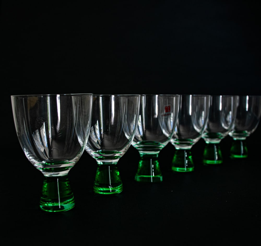 Murano Crystal Martini Glass by Moretti, Set of 6 - 4