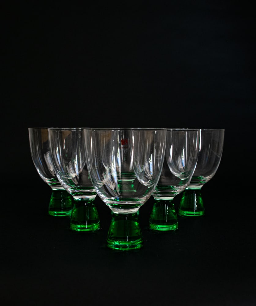 Murano Crystal Martini Glass by Moretti, Set of 6 - 6