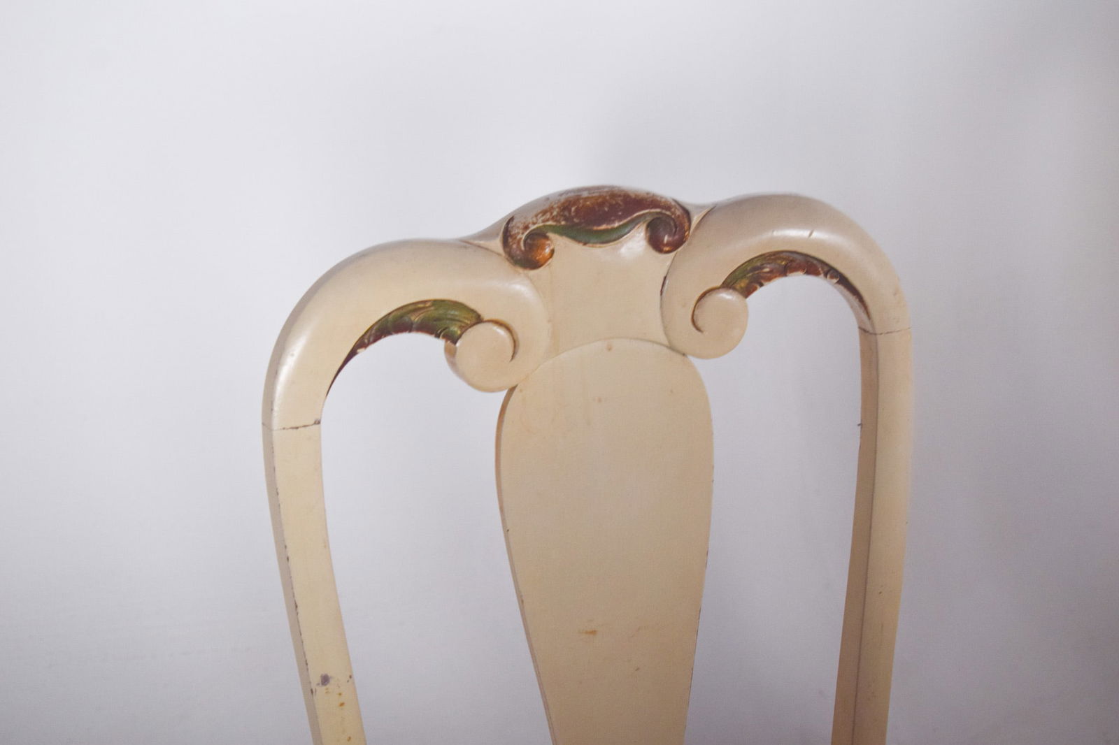 Portuguese White Painted Wood Chairs, 1890s, Set of 6 - 7