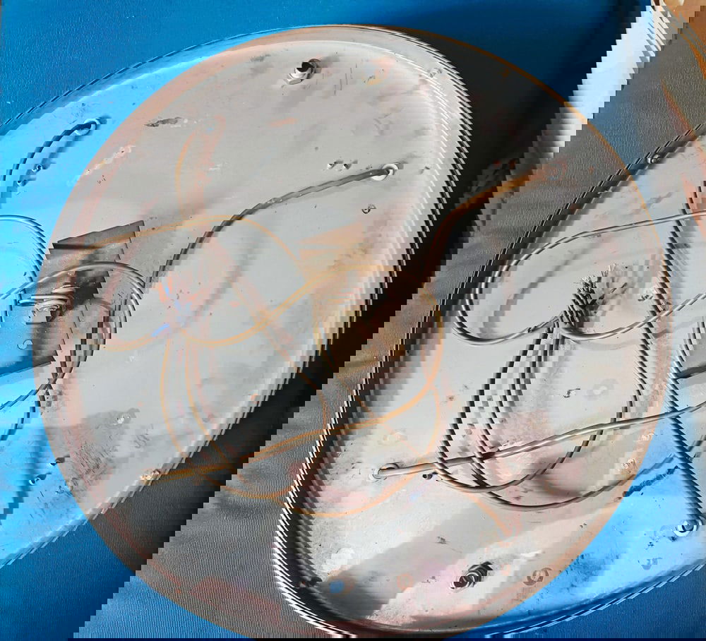 Ceiling Light in Gold-Plated Brass and Crystal, 1990s - 4