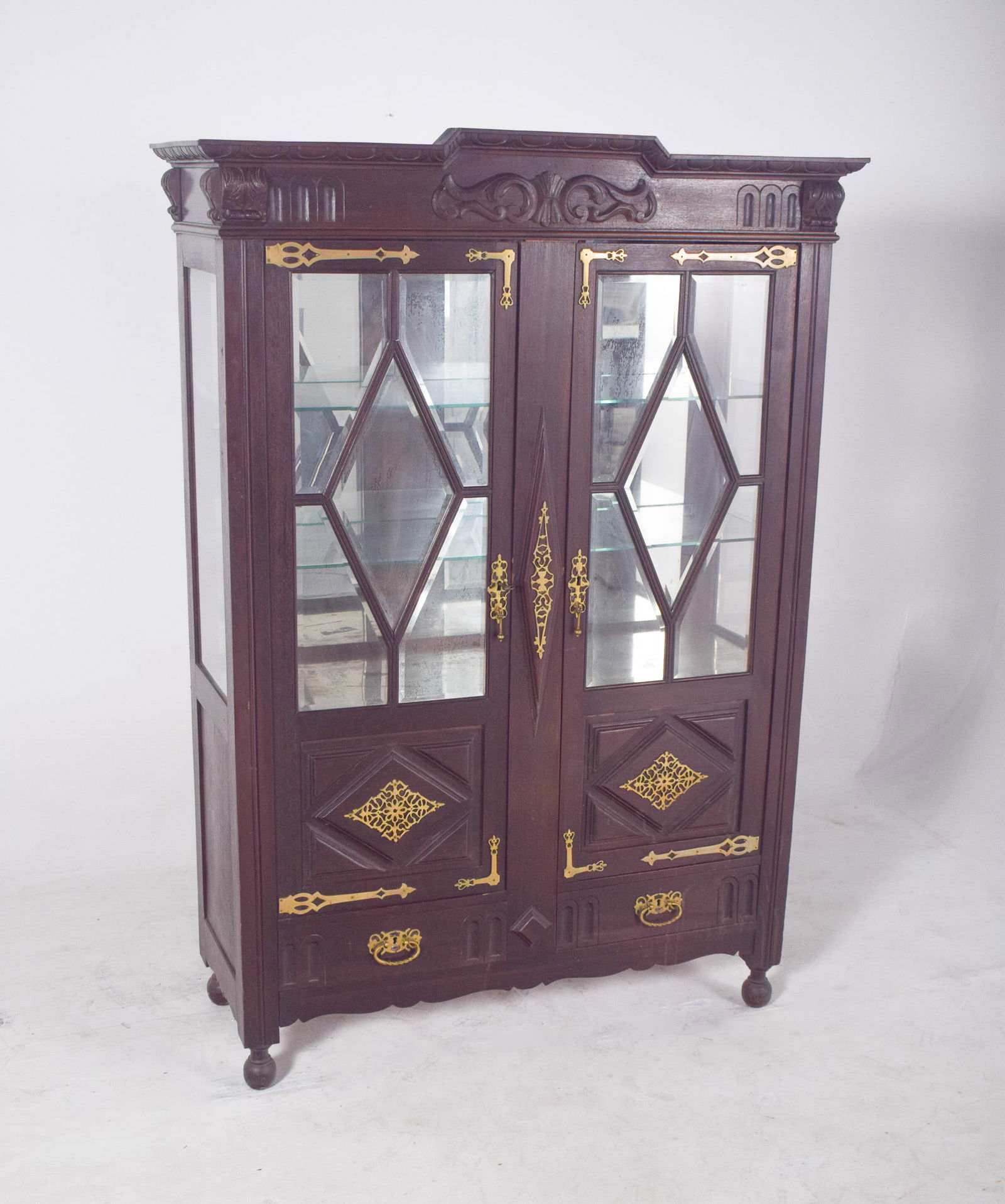 Antique Portuguese Dutch-Style Display Cabinet, 1800s - 11