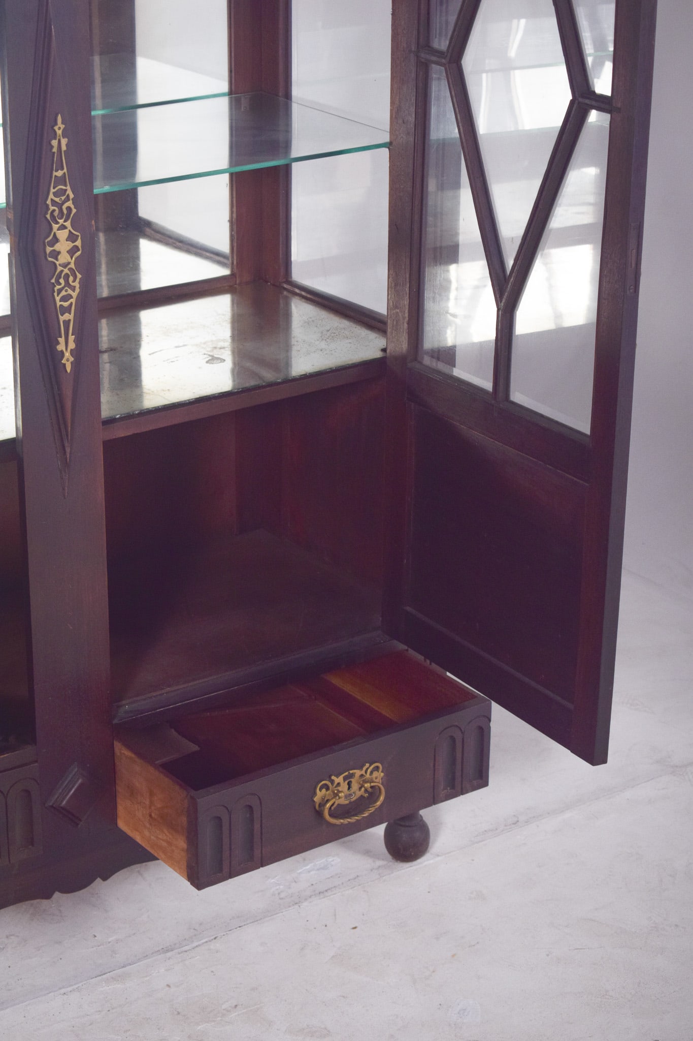 Antique Portuguese Dutch-Style Display Cabinet, 1800s - 6