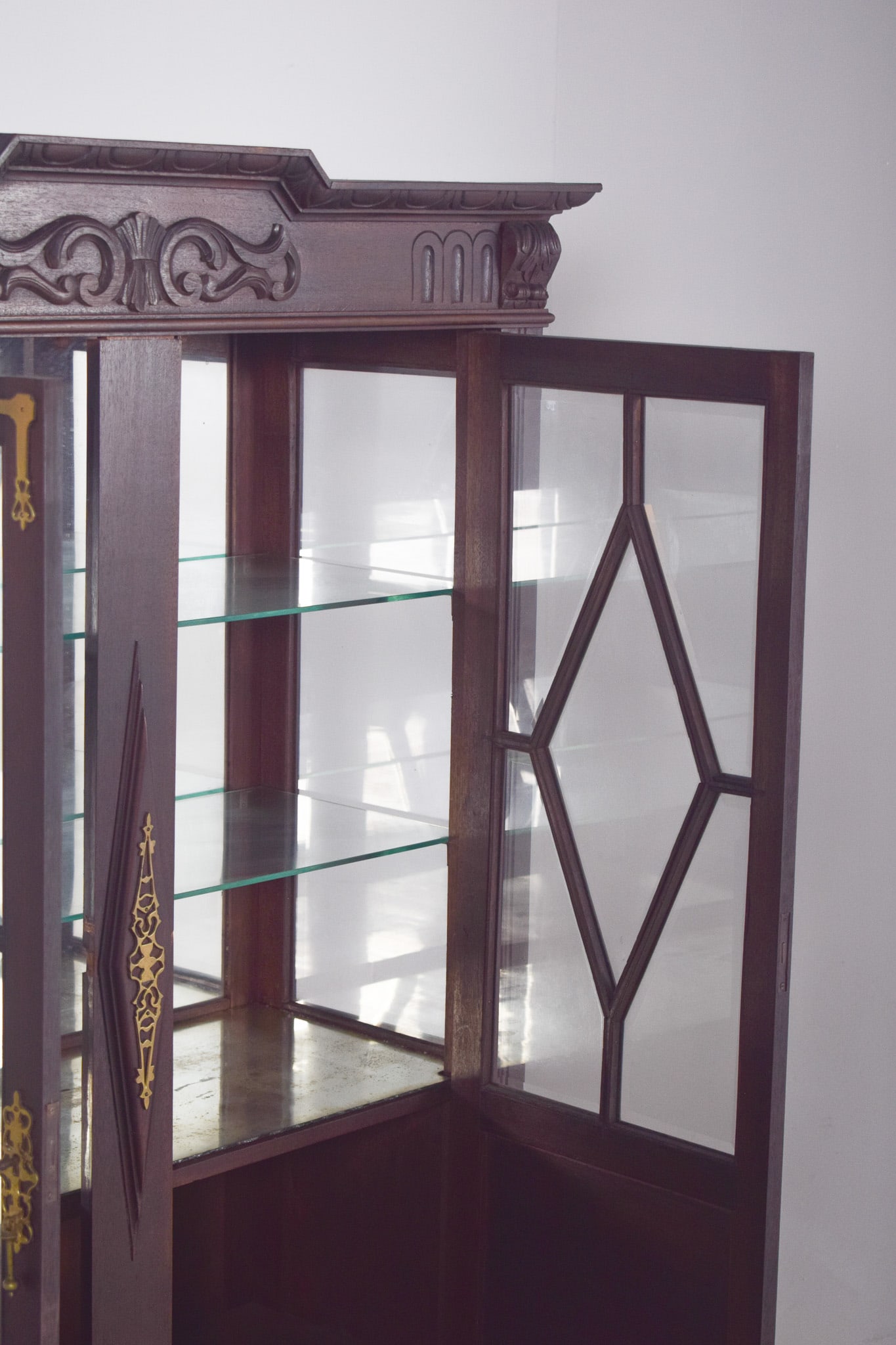 Antique Portuguese Dutch-Style Display Cabinet, 1800s - 9