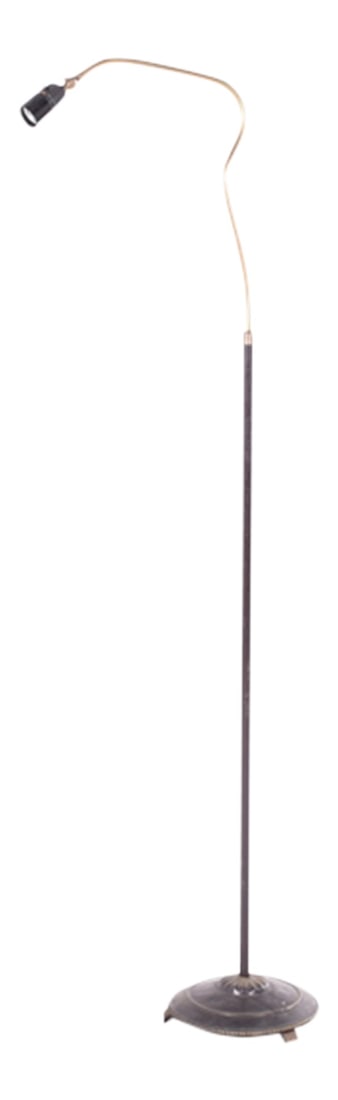 Danish Metal Floor Lamp, 1950s (1 of 3)