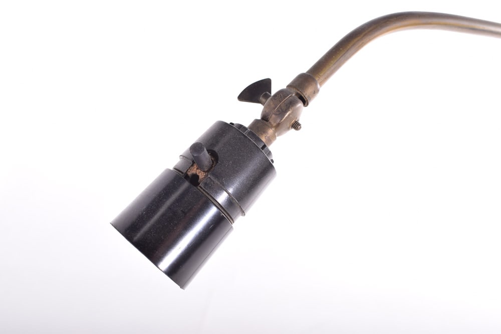 Danish Metal Floor Lamp, 1950s - 2