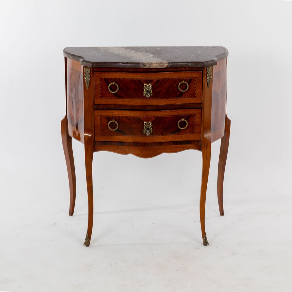 Vintage Louis XV Style Nightstand - 2