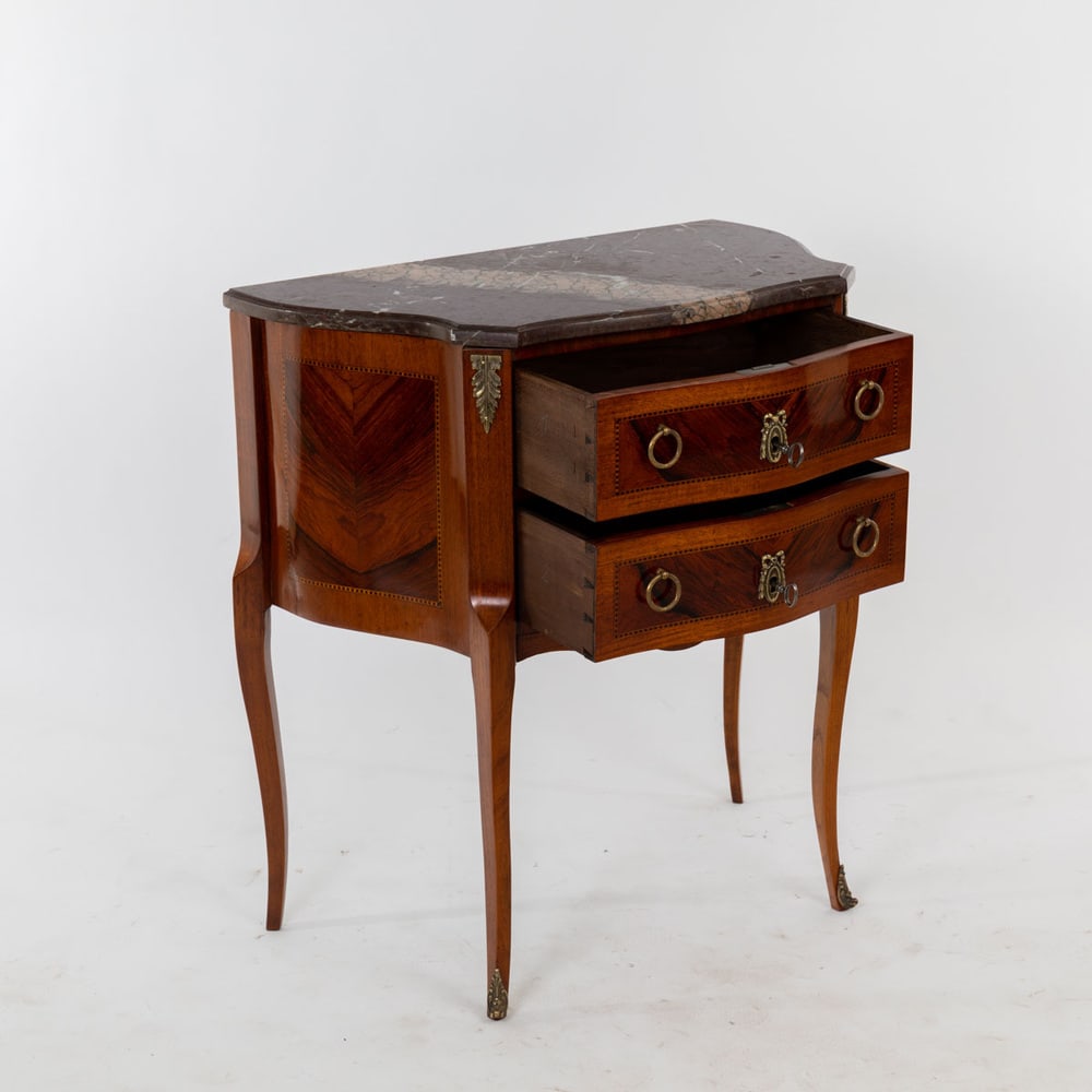 Vintage Louis XV Style Nightstand - 3