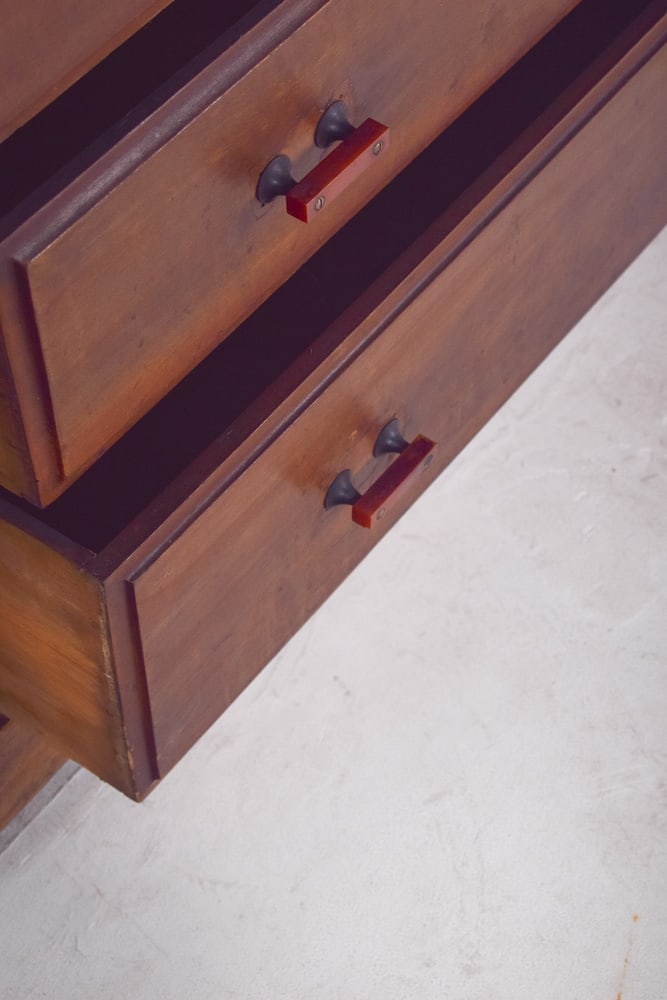 Vintage Art Deco English Chest of Drawers, 1920 - 6